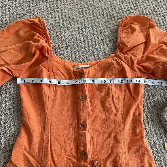 Urban Outfitters Orange Button-Down Dress - Picture 4 of 9